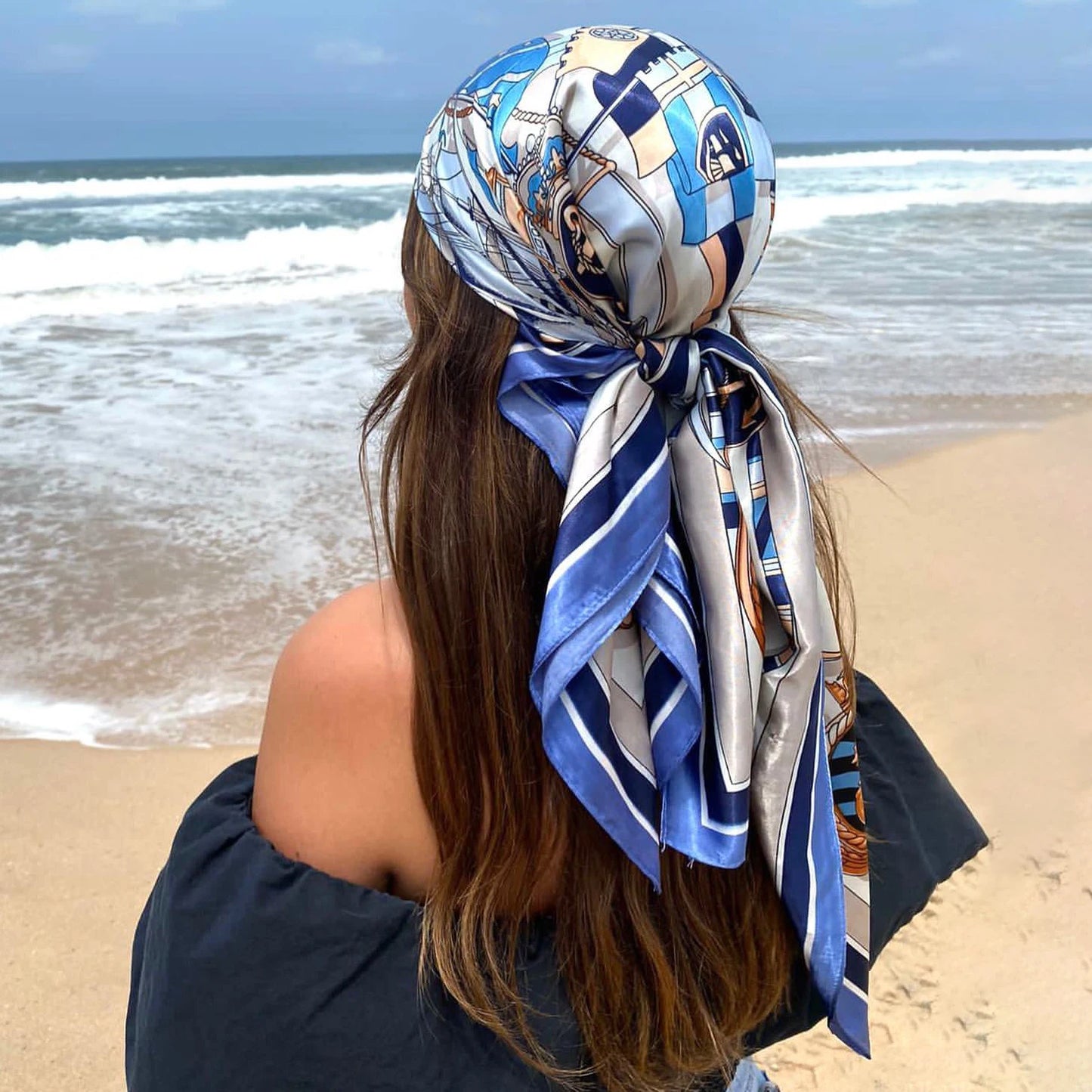 Foulard En Soie "BOHEME"