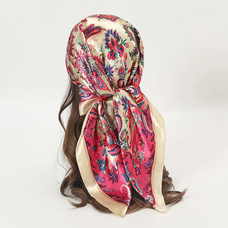 Foulard En Soie "BOHEME"