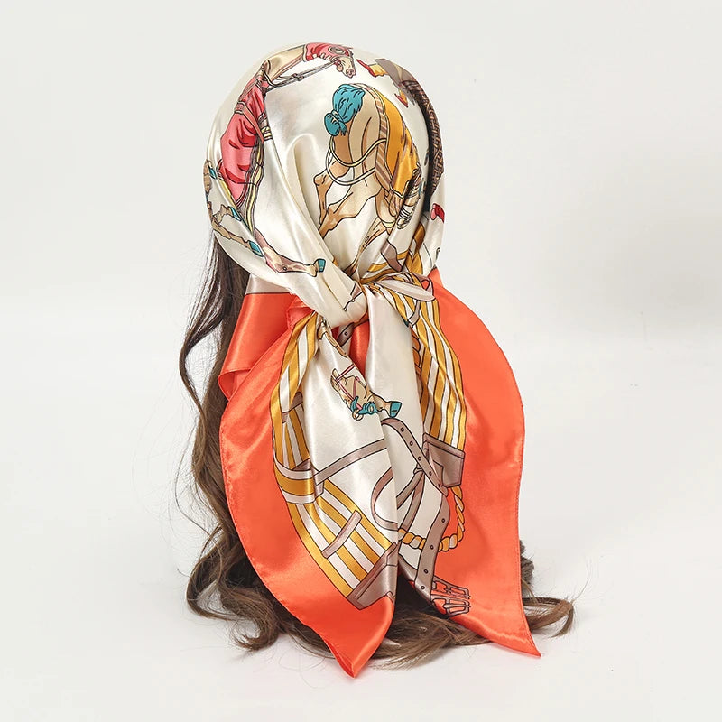 Foulard En Soie "BOHEME"