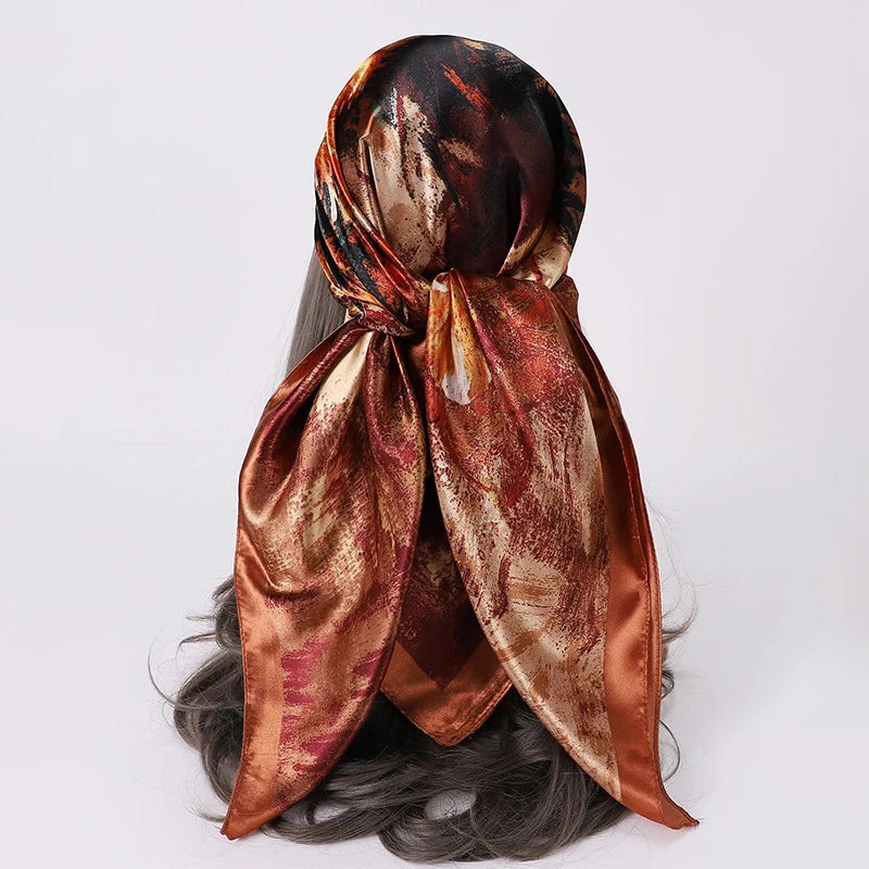 Foulard En Soie "BOHEME"