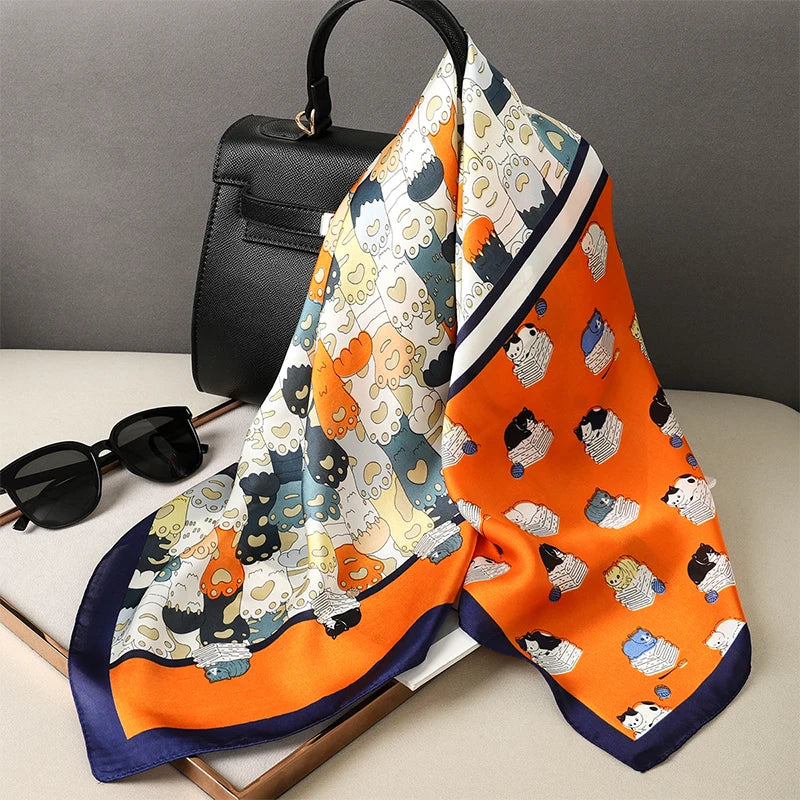 Foulard En Soie "BOHO"
