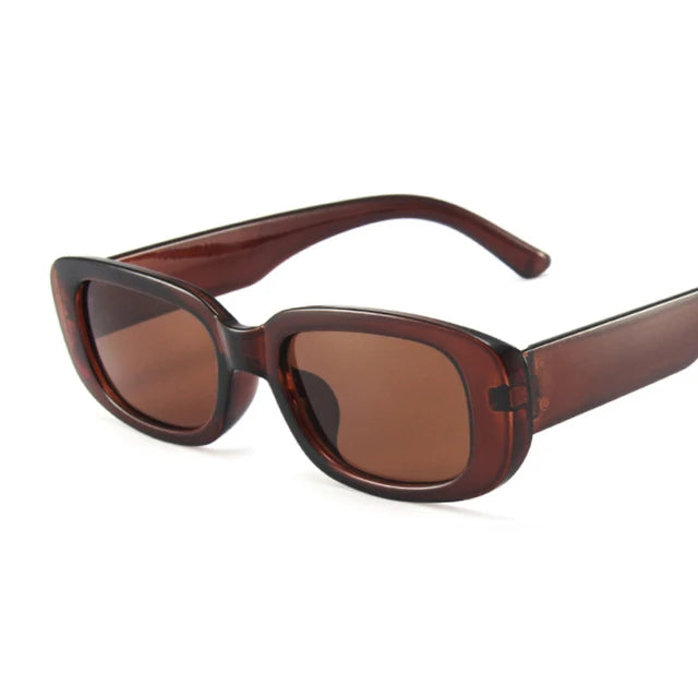 Lunettes De Soleil Rectangle Vintage