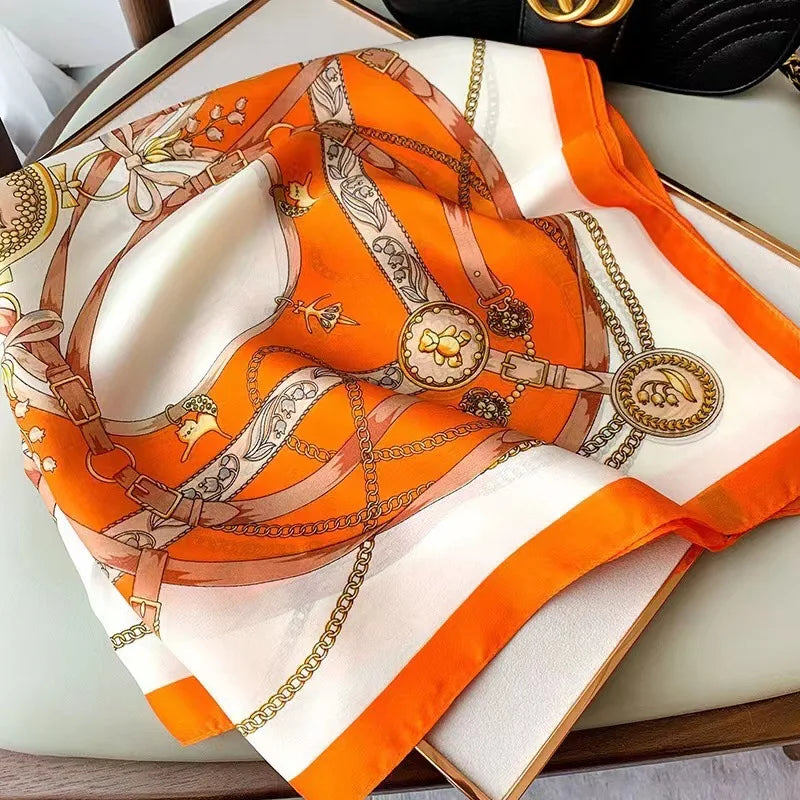 Foulard En Soie "BOHO"