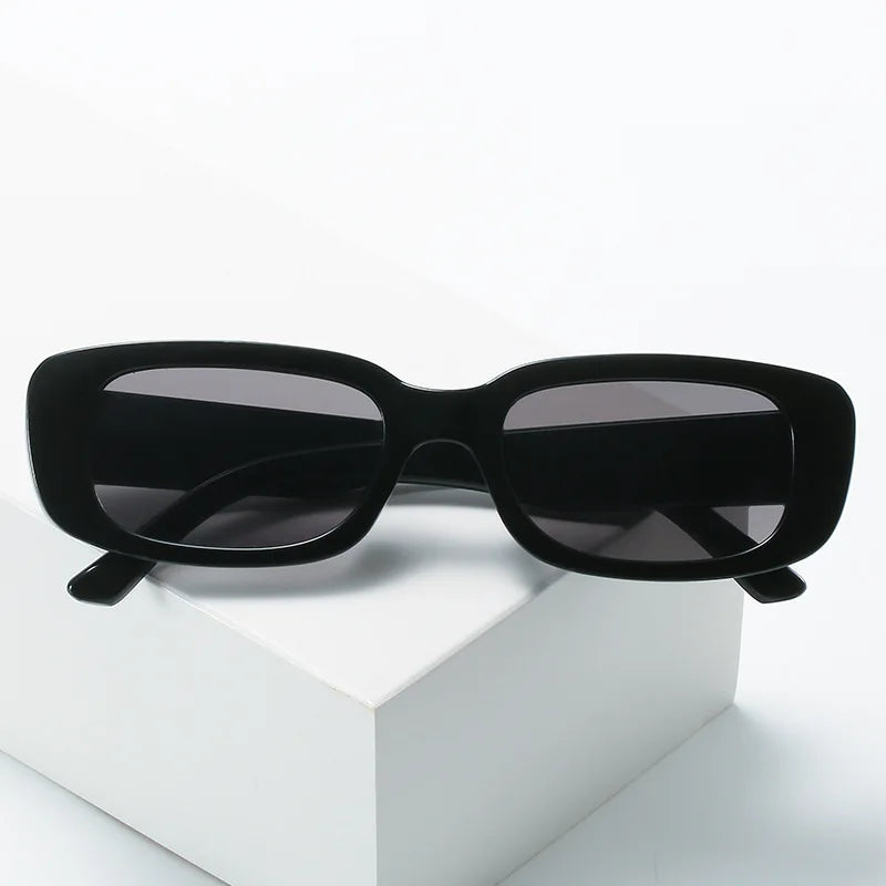 Lunettes De Soleil Rectangle Vintage