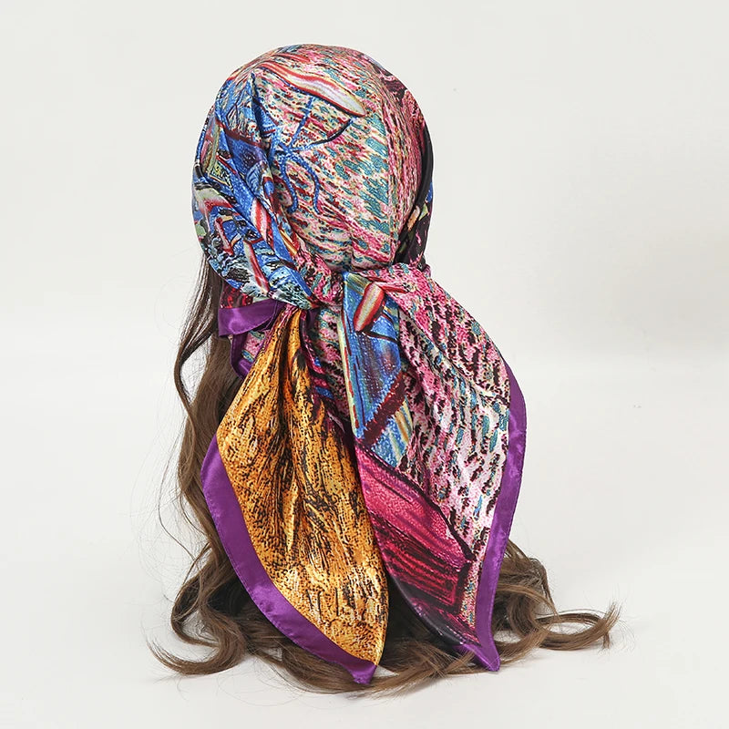 Foulard En Soie "BOHEME"