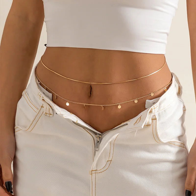 Chaîne De Taille Double "RETRO"
