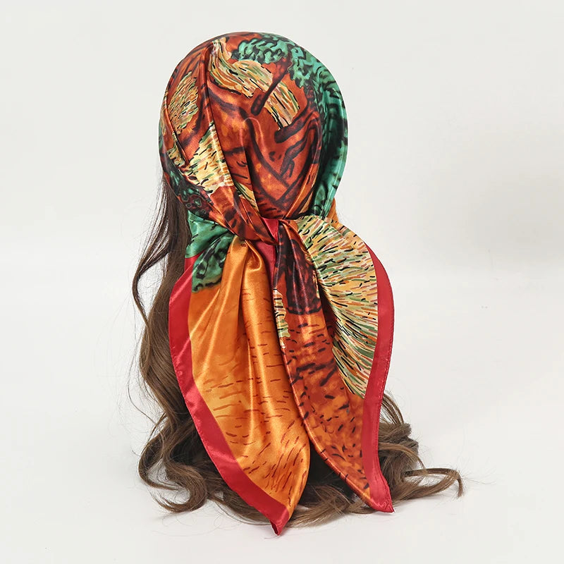 Foulard En Soie "BOHEME"