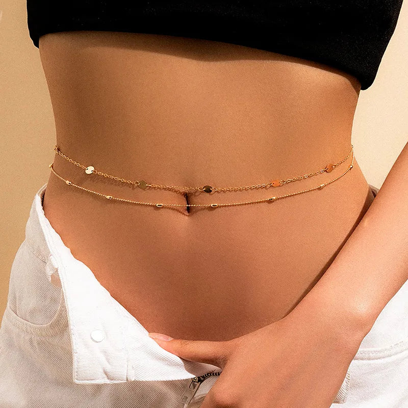 Chaîne De Taille Double "RETRO"