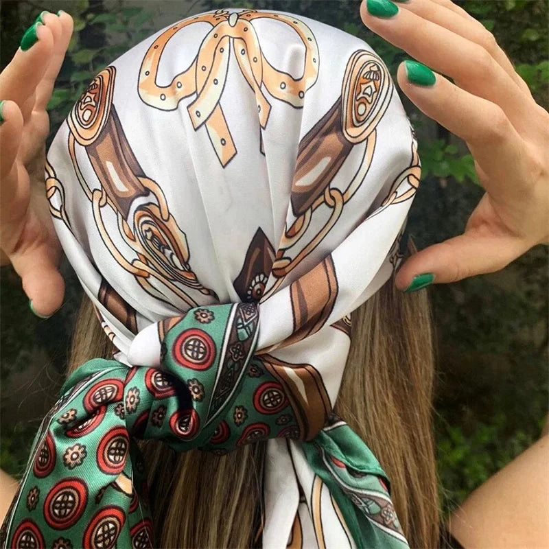 Foulard En Soie "BOHEME"