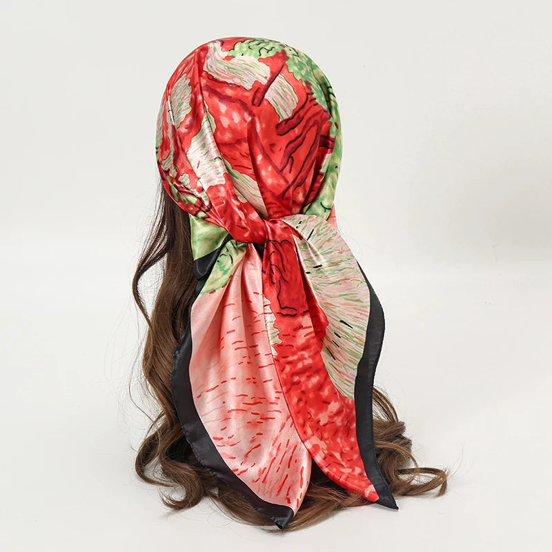 Foulard En Soie "BOHEME"