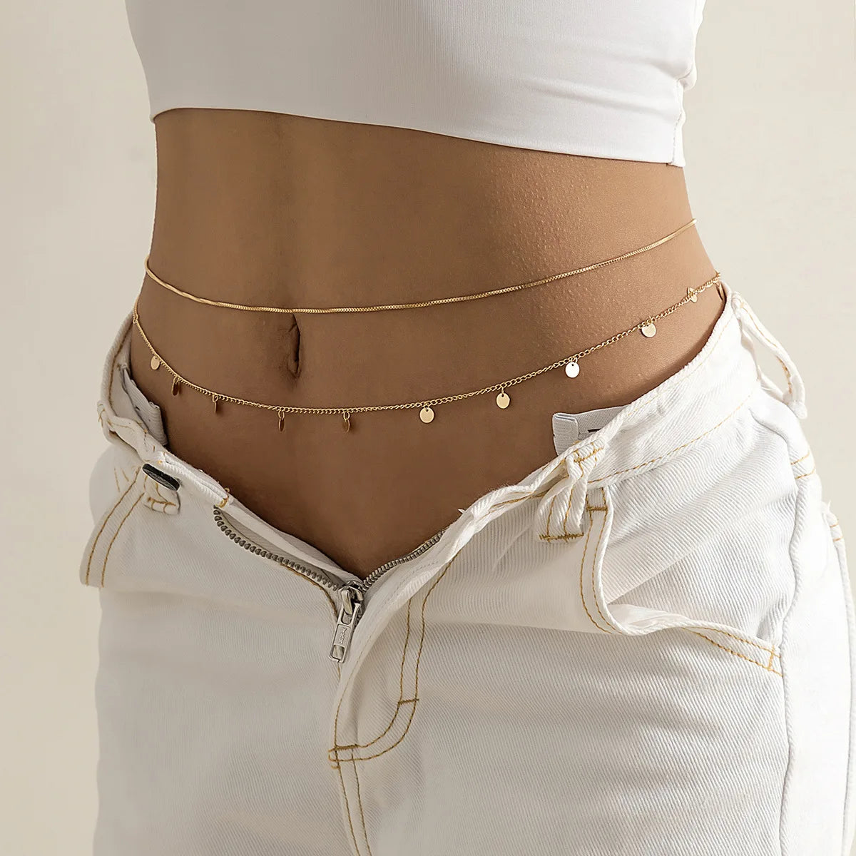 Chaîne De Taille Double "RETRO"