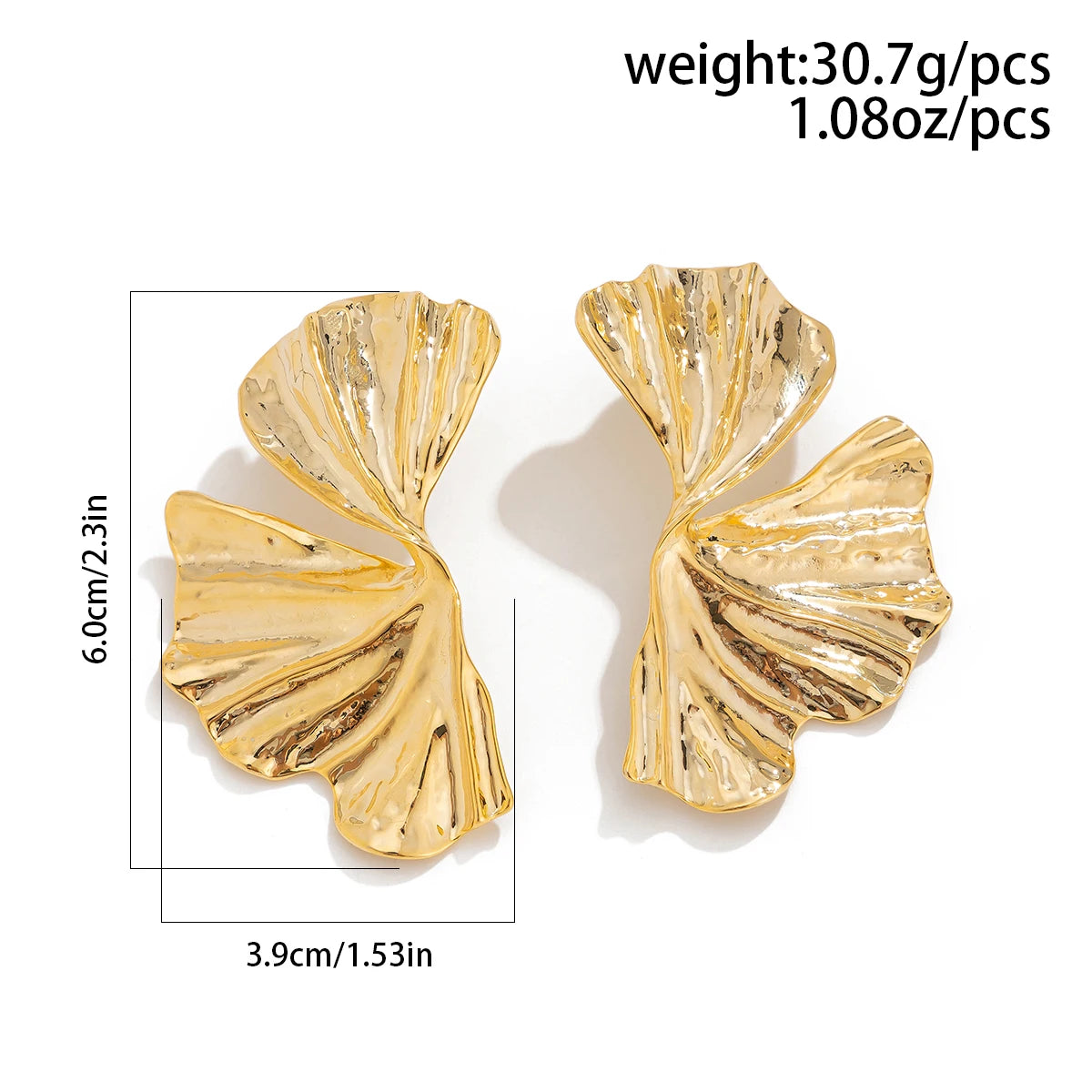 Boucles D'Oreilles "MAPLE LEAF"
