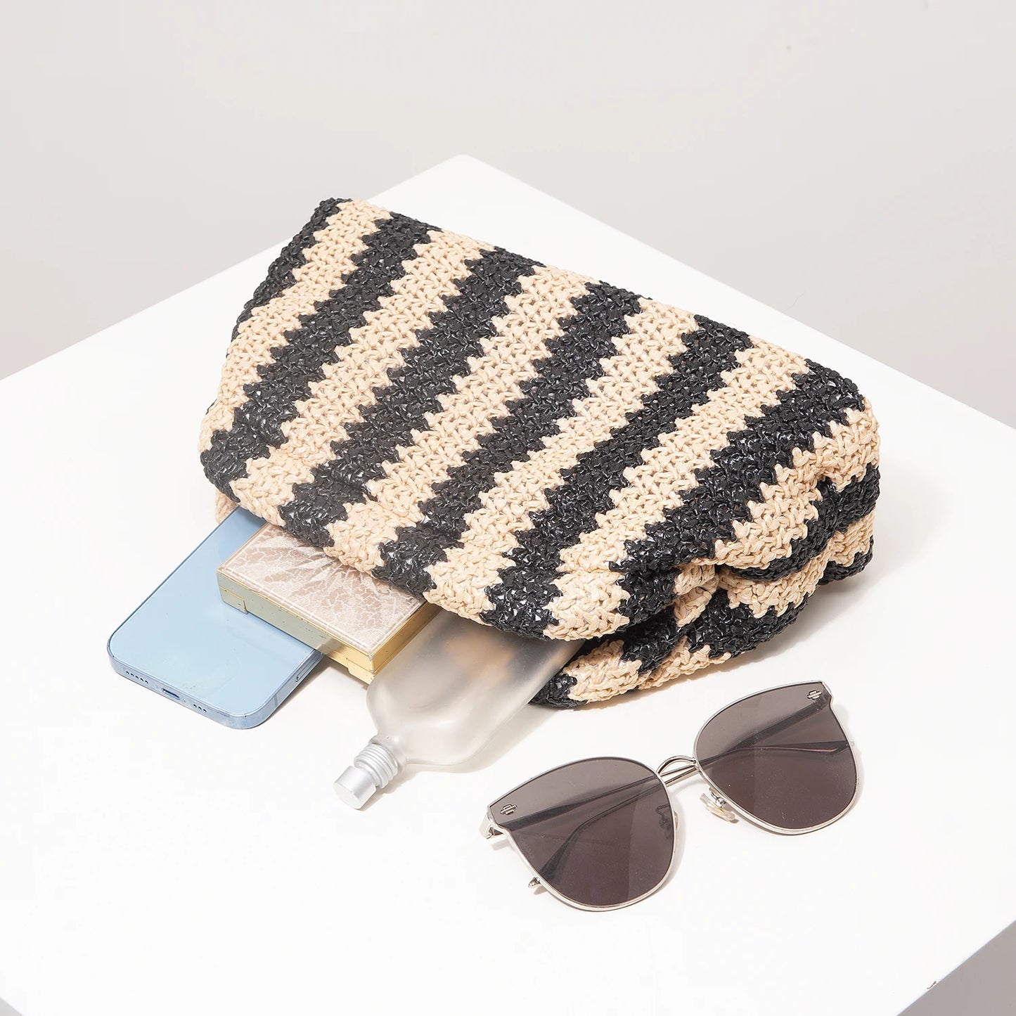 Pochette De Plage Rayée "ZEBRA" Bohème