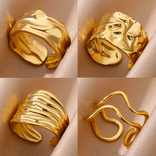 Bagues GOLD "CHUNKY"