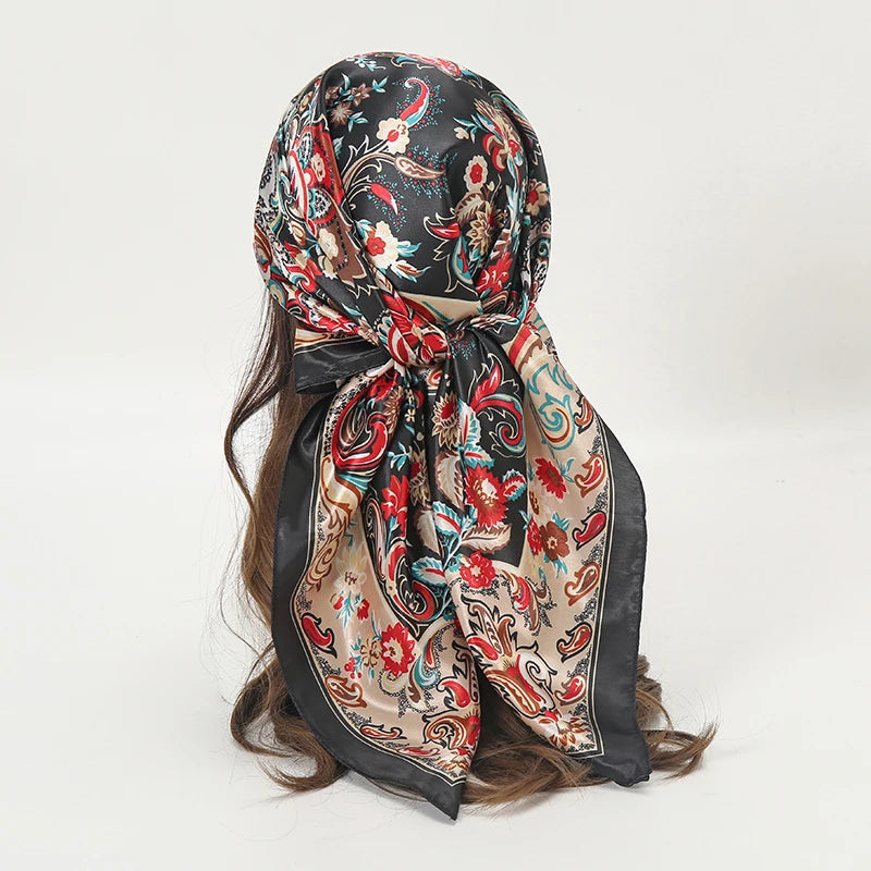 Foulard En Soie "BOHEME"