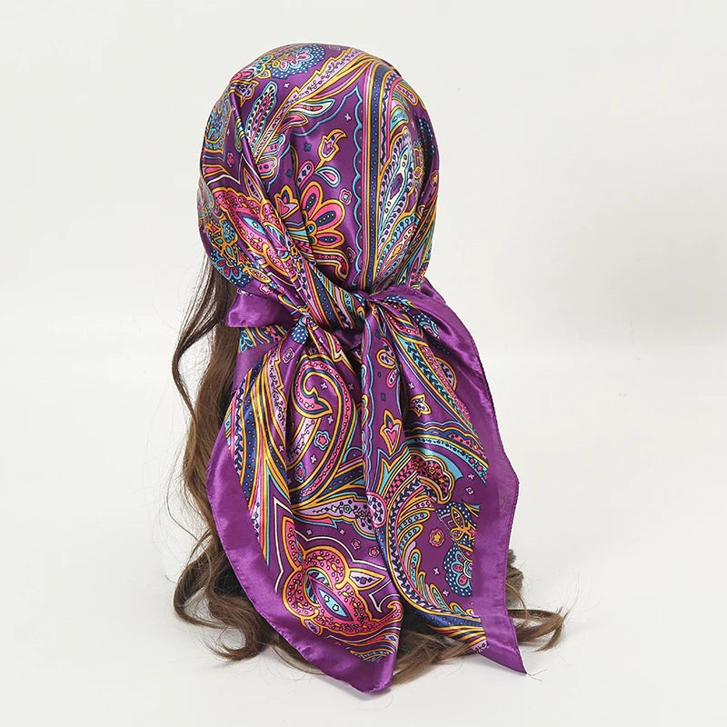 Foulard En Soie "BOHEME"