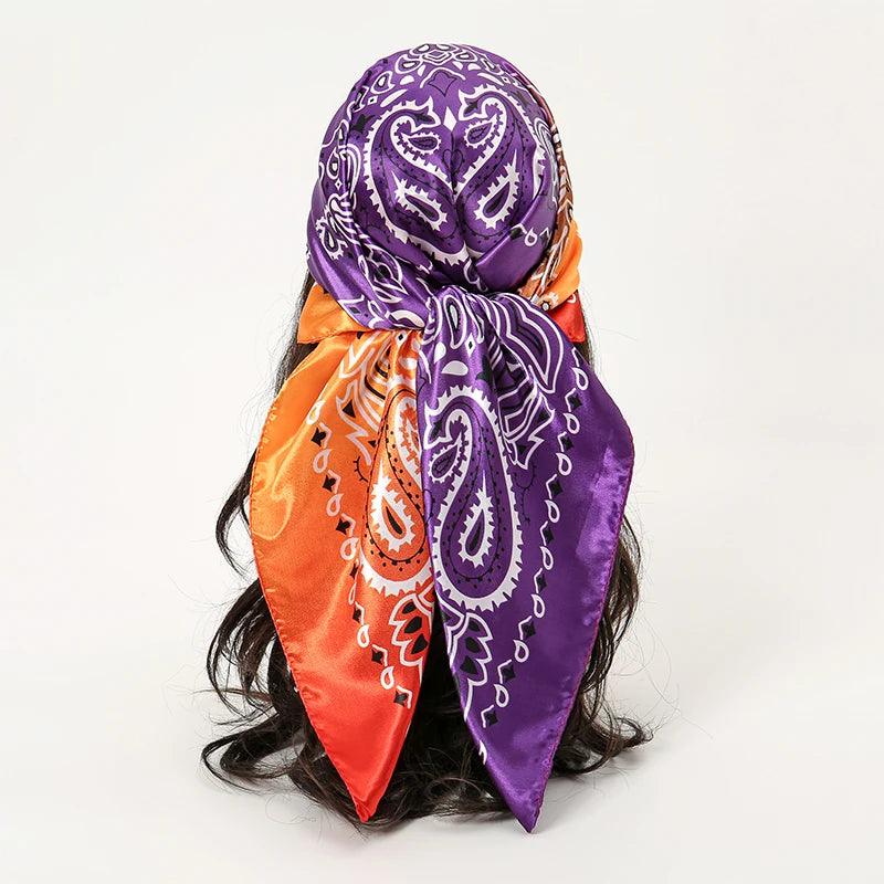 Foulard En Soie "BOHEME"