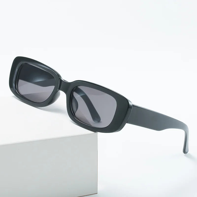 Lunettes De Soleil Rectangle Vintage