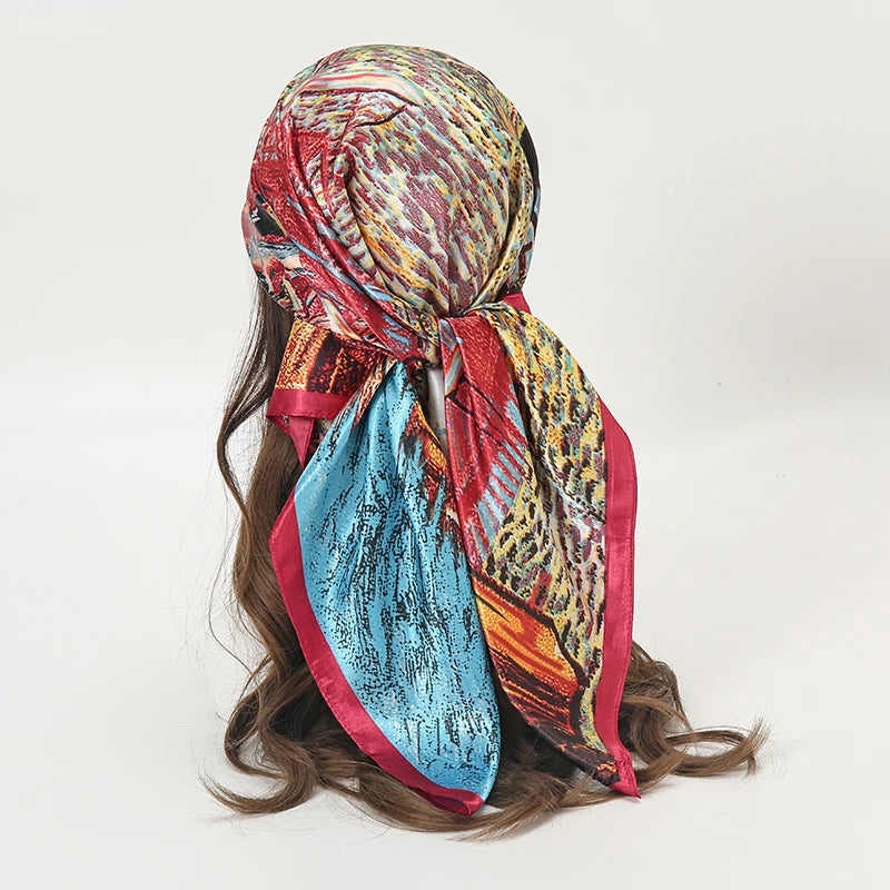 Foulard En Soie "BOHEME"