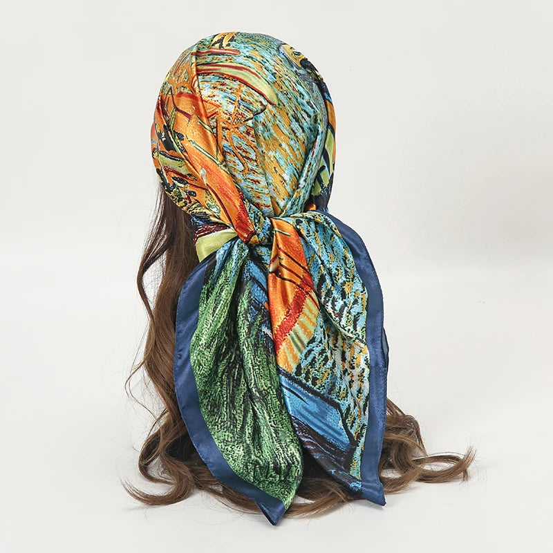 Foulard En Soie "BOHEME"