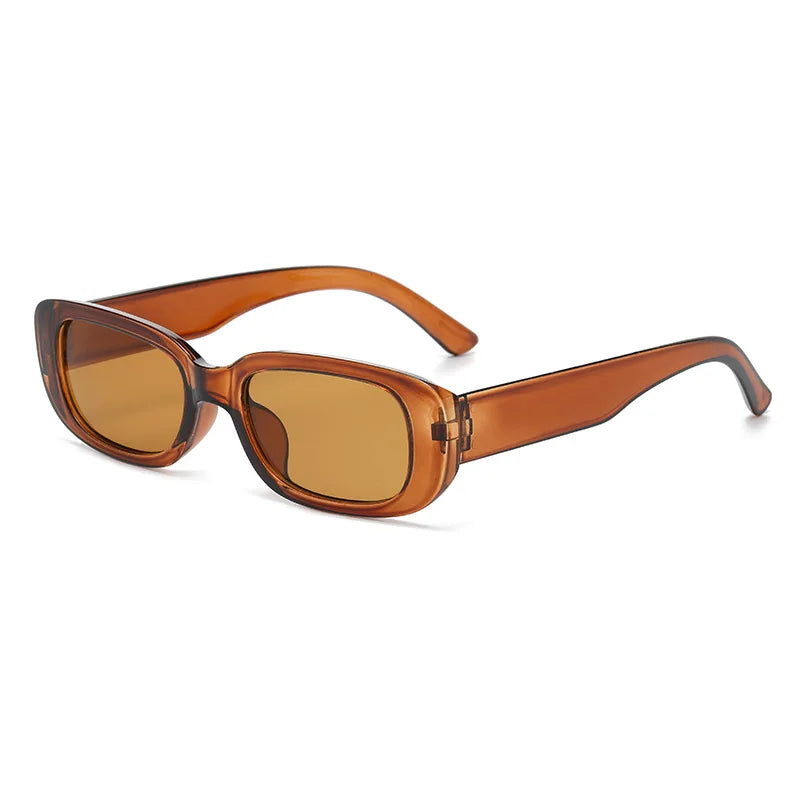 Lunettes De Soleil Rectangle Vintage