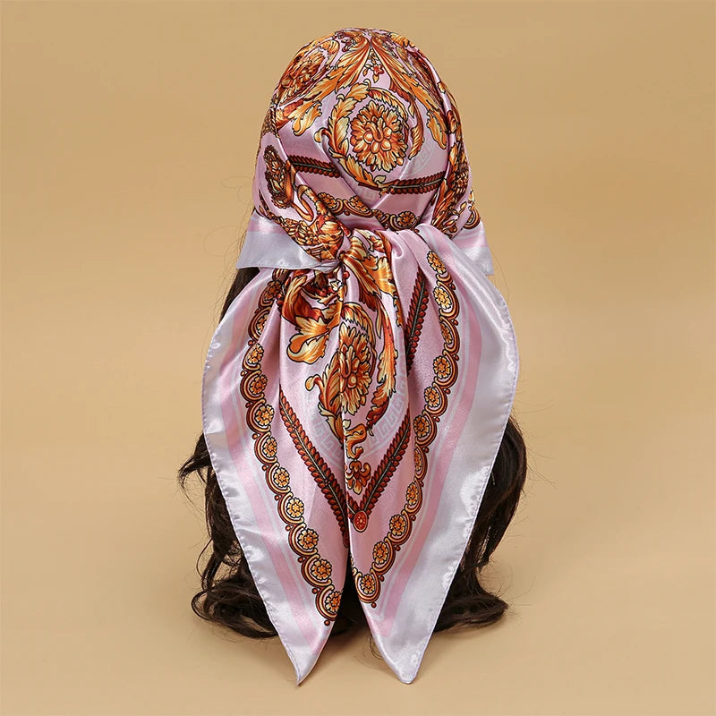 Foulard En Soie "BOHEME"