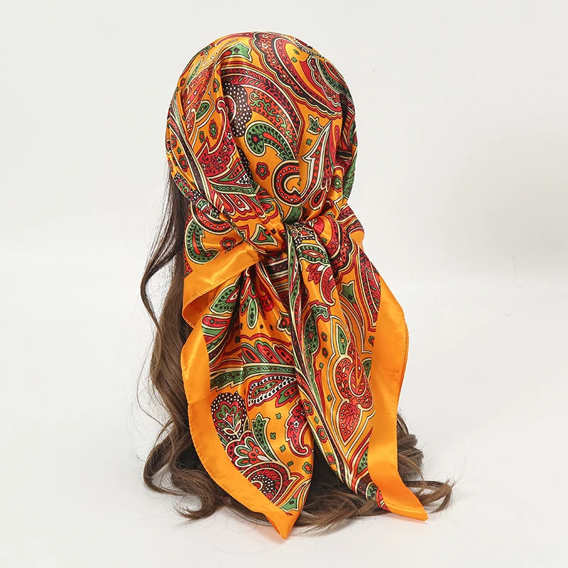 Foulard En Soie "BOHEME"