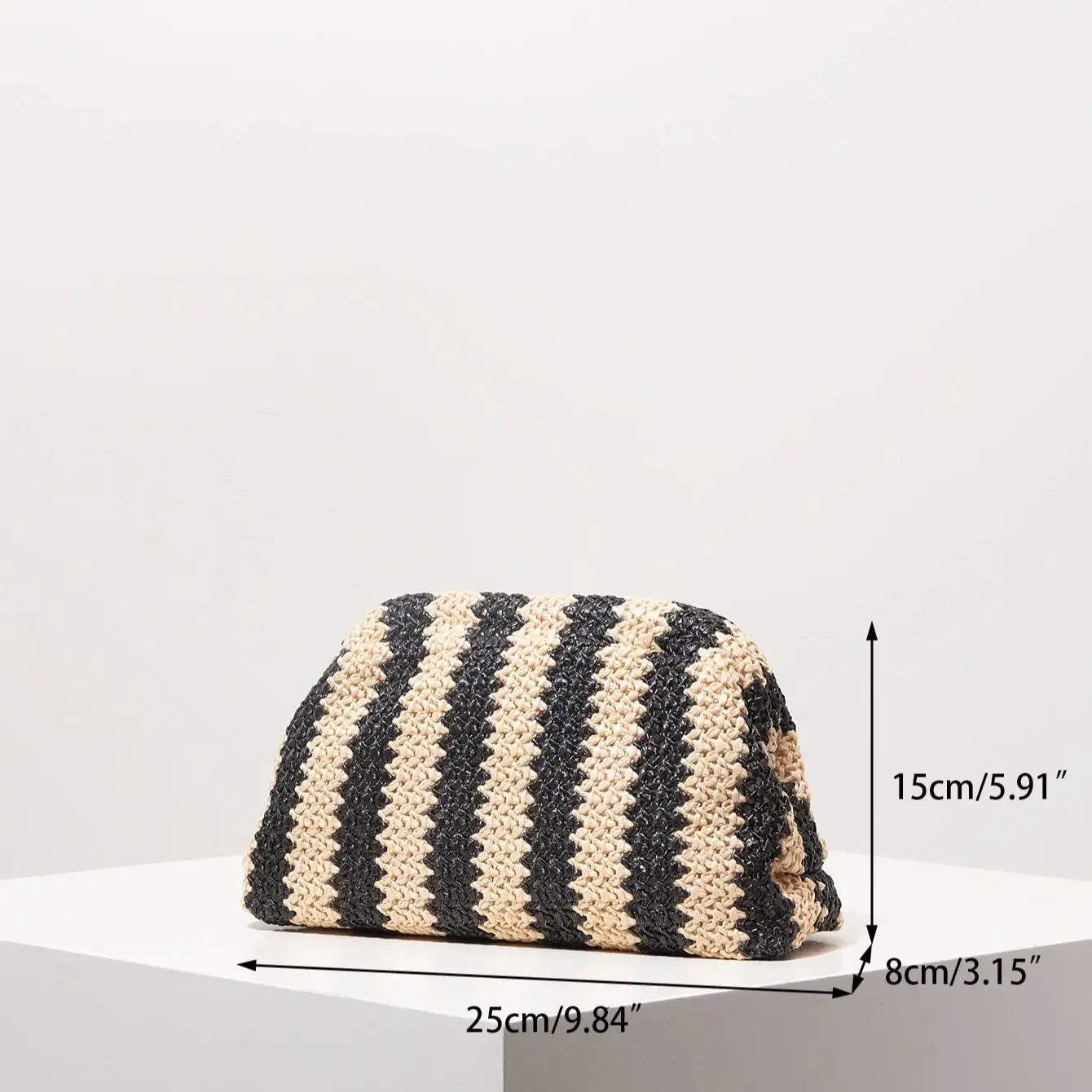 Pochette De Plage Rayée "ZEBRA" Bohème
