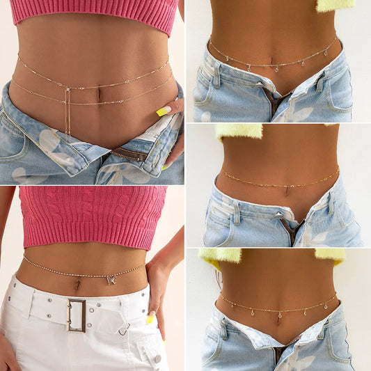 Chaîne De Taille Double "RETRO"