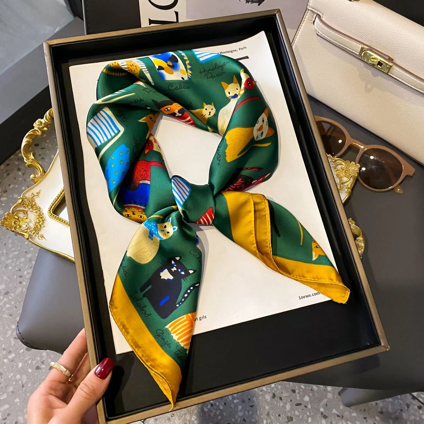 Foulard En Soie "BALI"