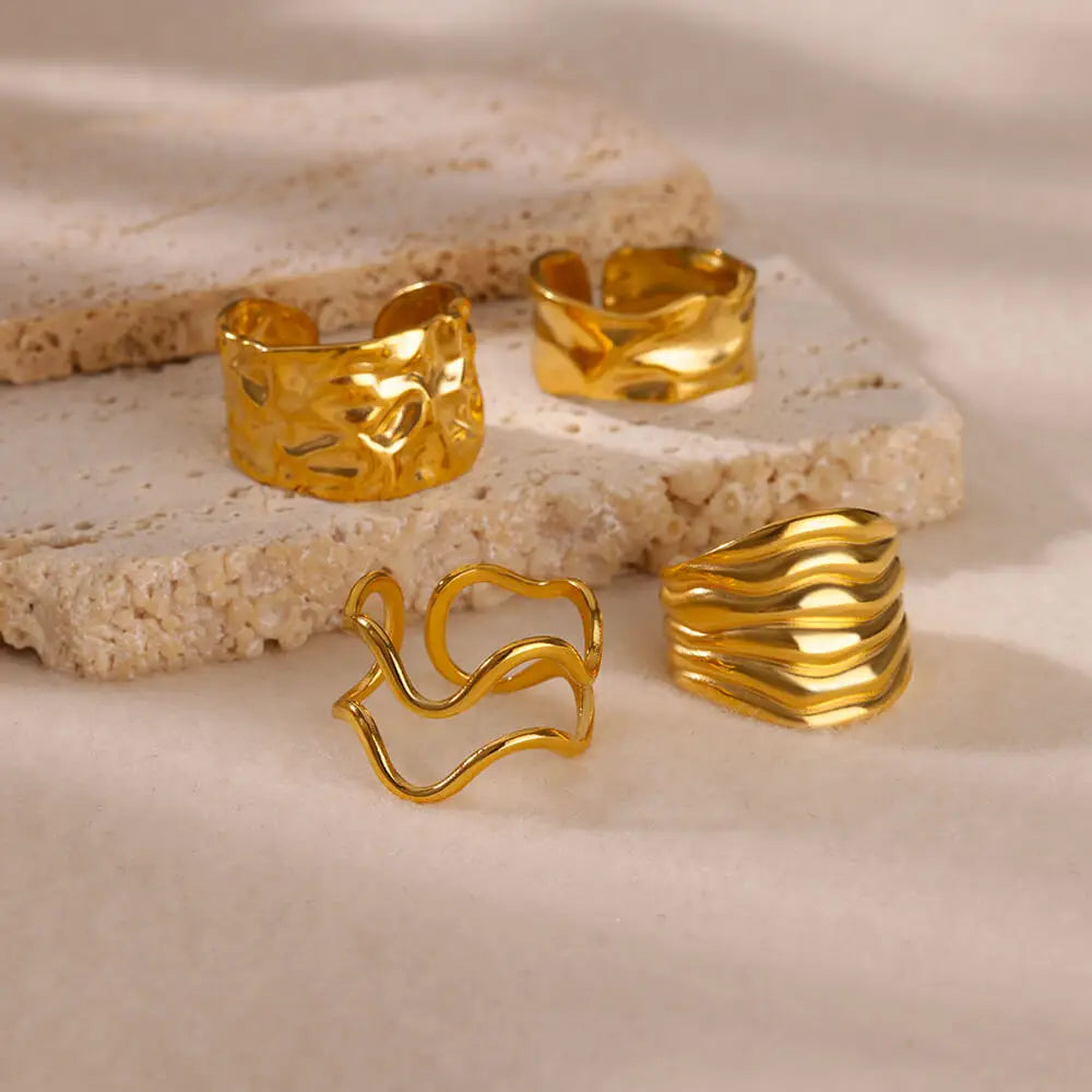 Bagues GOLD "CHUNKY"