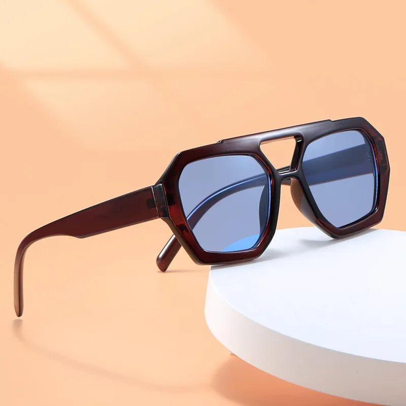 Lunettes De Soleil Carrée Vintage