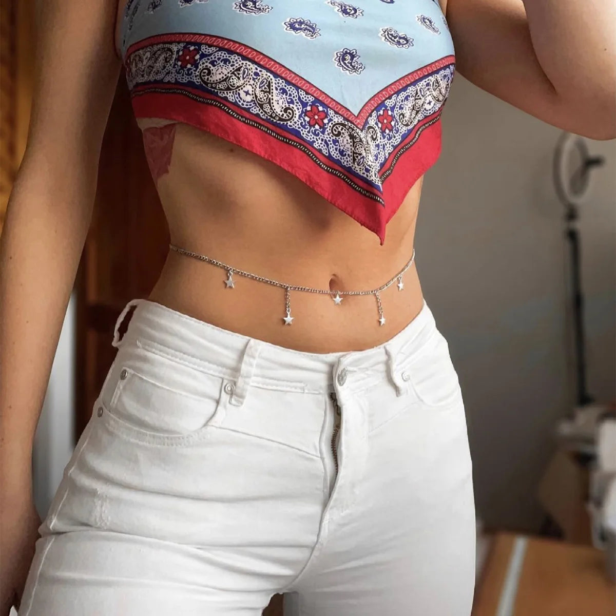 Chaîne De Taille Double "RETRO"