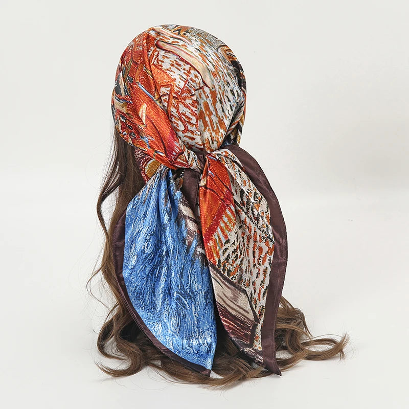 Foulard En Soie "BOHEME"