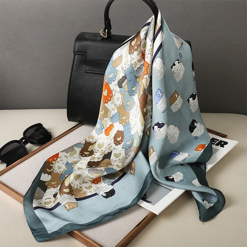 Foulard En Soie "BOHO"