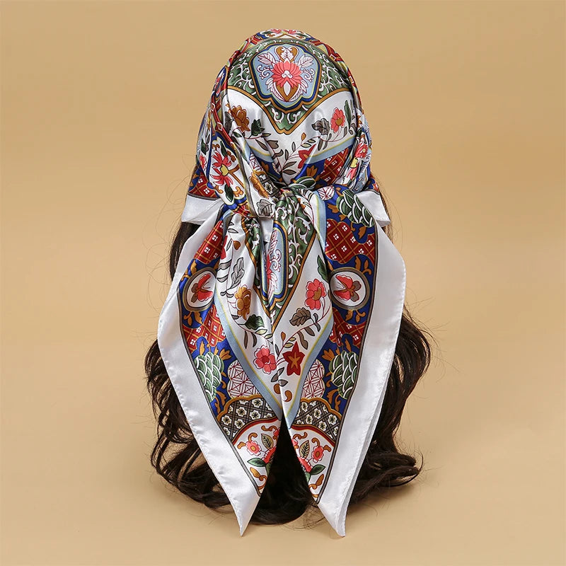 Foulard En Soie "BOHEME"