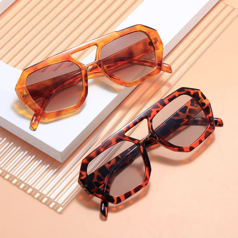 Lunettes De Soleil Carrée Vintage