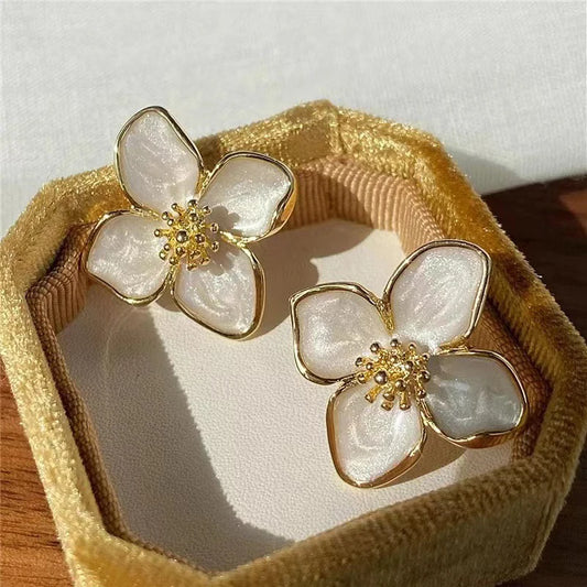 Boucles D'Oreilles "HIBISCUS"