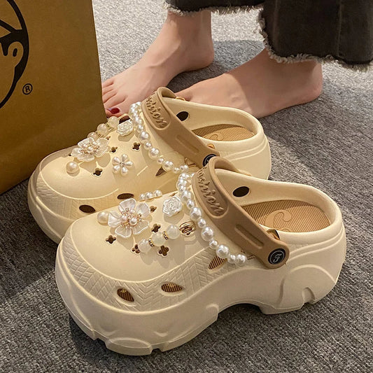 CROCS Chunky  "PEARL"