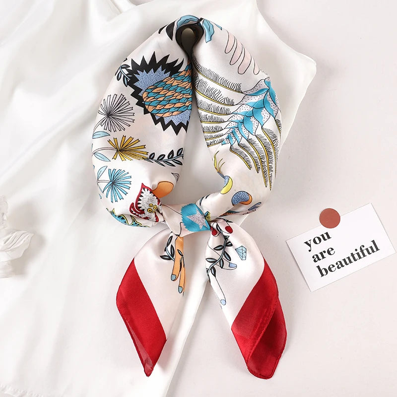 Foulard En Soie "BOHO"
