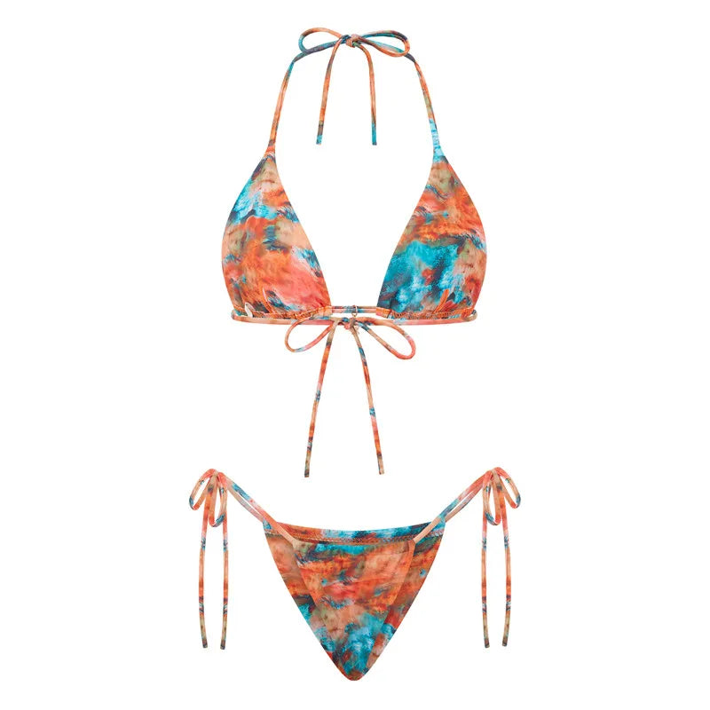 Bikini  "COSMOS" Maillot De Bain Brésiliens Echancrés