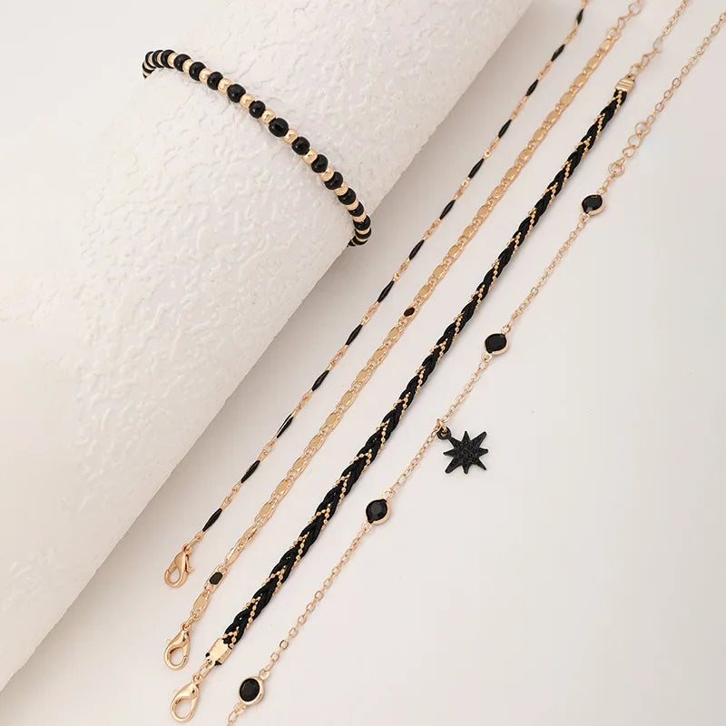 Chaines De Chevilles "SUMMERMAID" Ensemble 4/5 Pcs