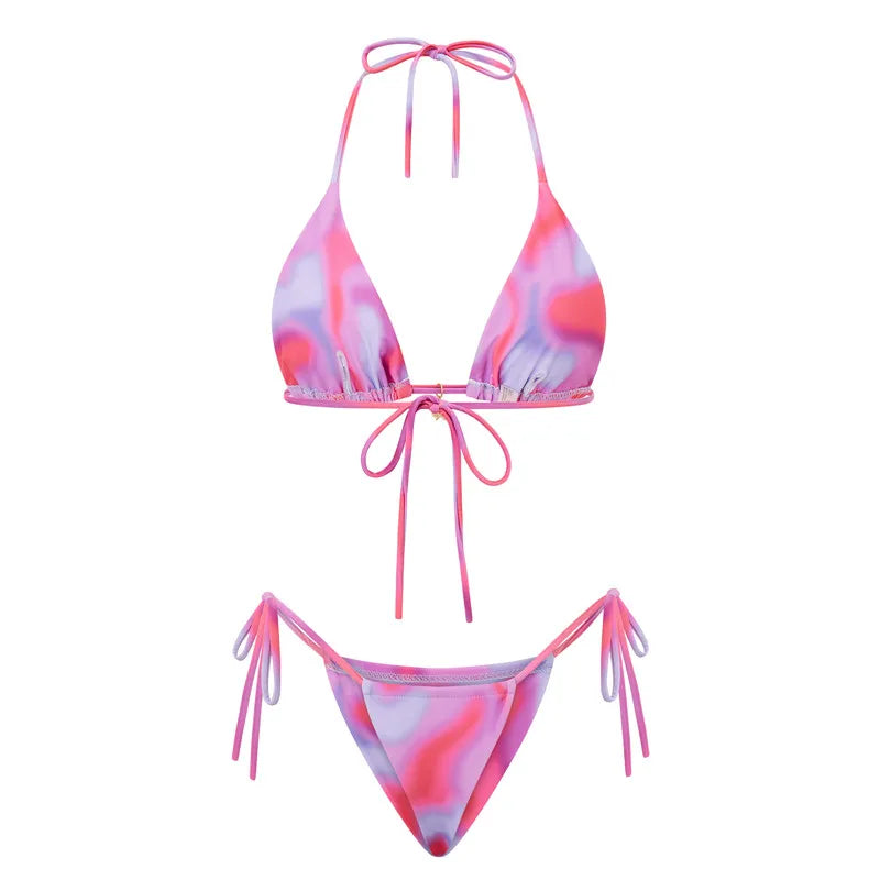 Bikini  "COSMOS" Maillot De Bain Brésiliens Echancrés
