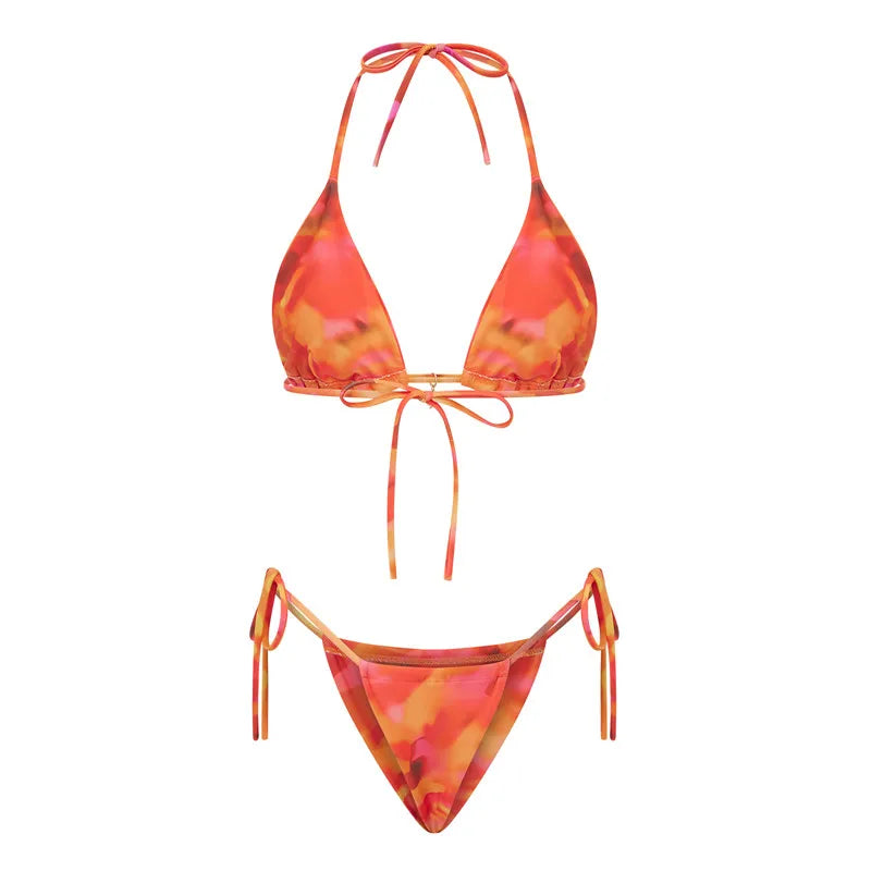 Bikini  "COSMOS" Maillot De Bain Brésiliens Echancrés