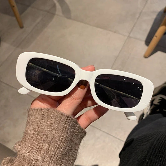 Lunettes De Soleil Rectangle Vintage