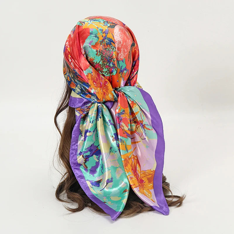 Foulard En Soie "BOHEME"