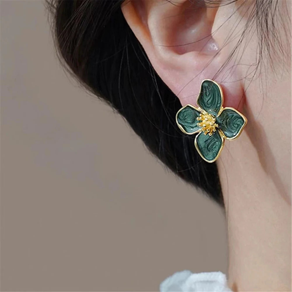 Boucles D'Oreilles "HIBISCUS"
